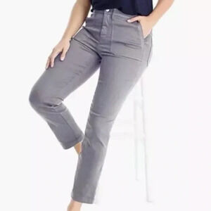 J. Crew Vintage Straight Cargo Pants Size 31 Gray Slate Jeans
